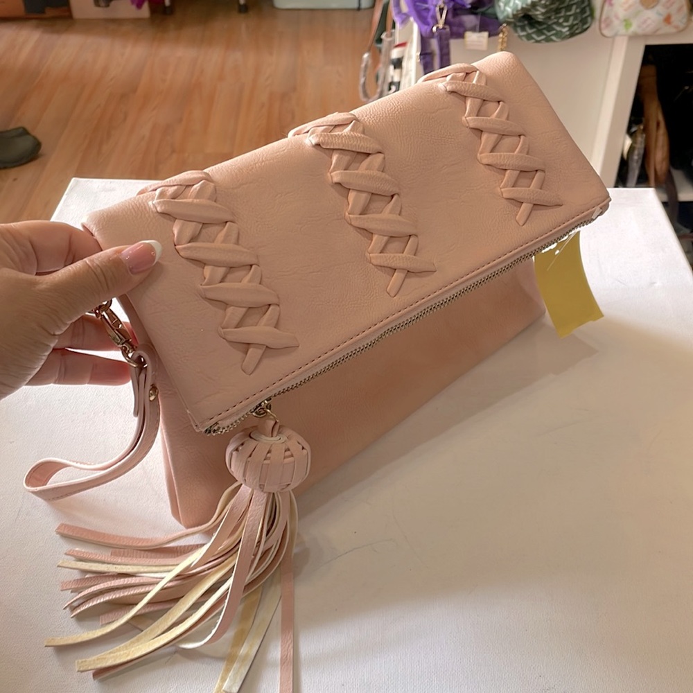 Light pink clutch